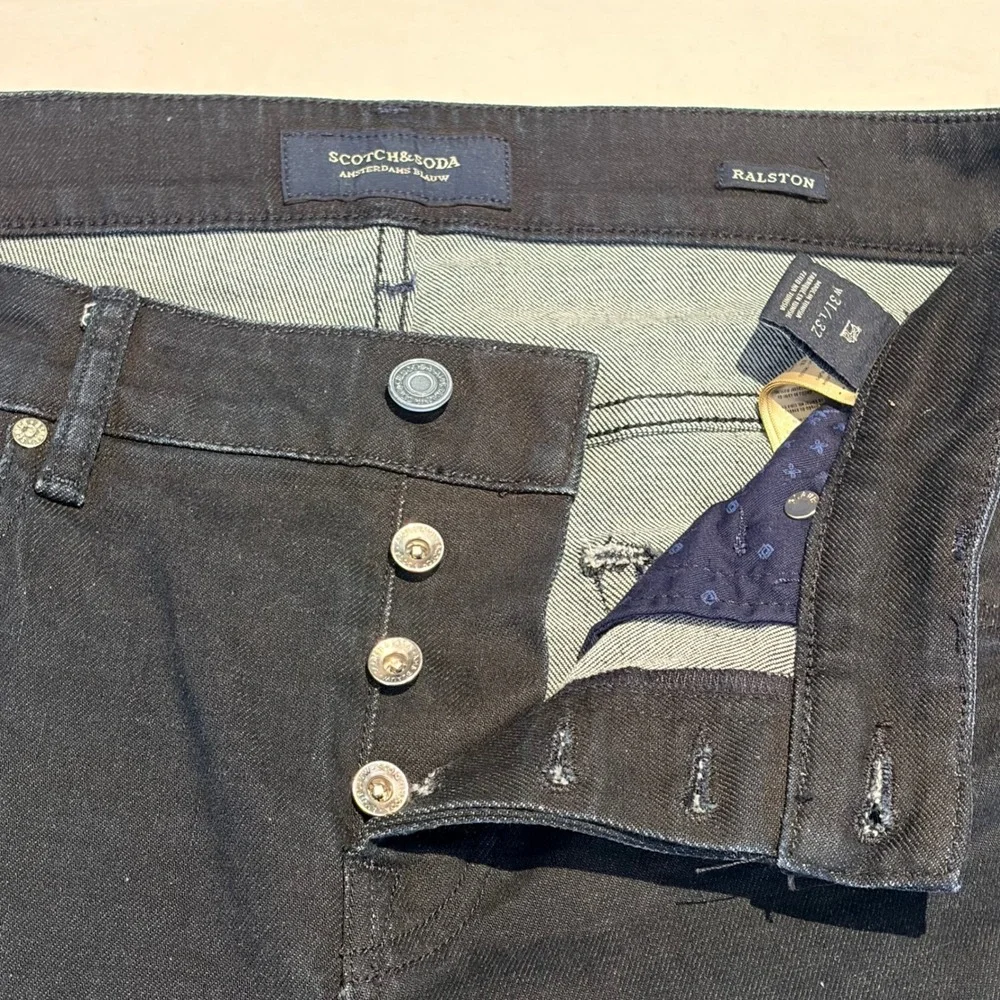 Scotch & Soda Ralston Jeans Mens 31x32 Indigo Blue Excellent Slim Fit Denim